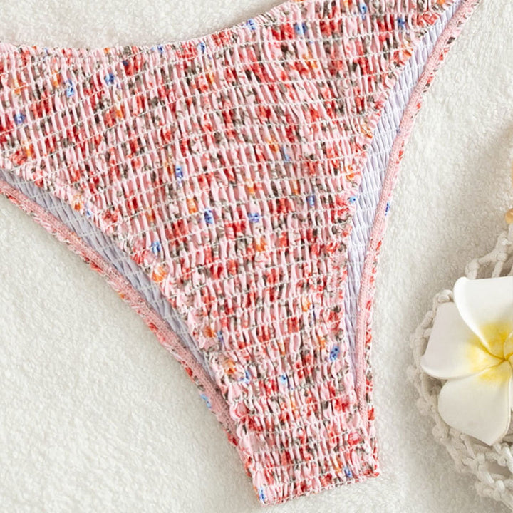 Damen Bandeau-Bikini-Set mit kreativen Bindemöglichkeiten Drune