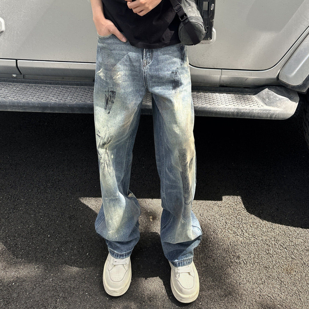 Herren Bequeme und lässige Relaxed-Fit Jeans Drune