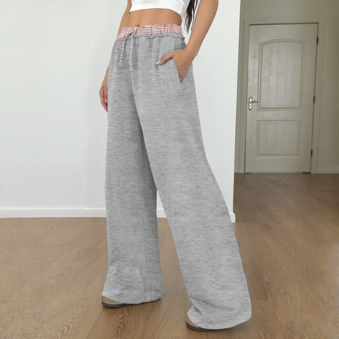 Damen Lässige Weite Jogginghose Drune