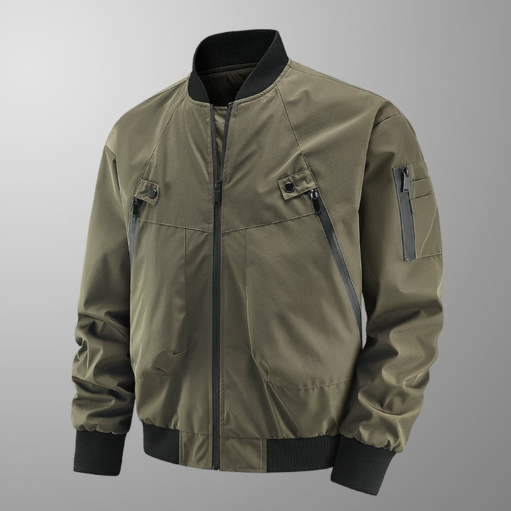 Herren Modische Bomberjacke mit praktischen Taschen