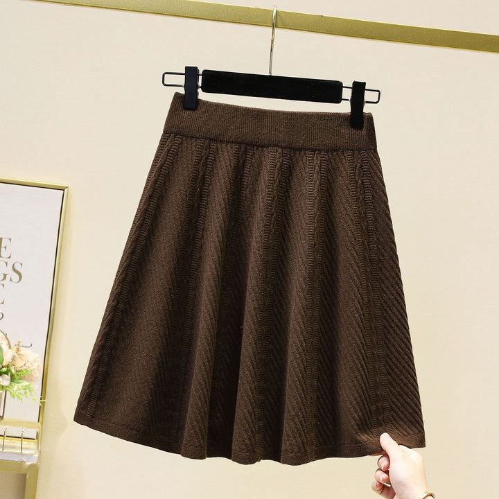 Damen Gemusterter Strickrock Drune