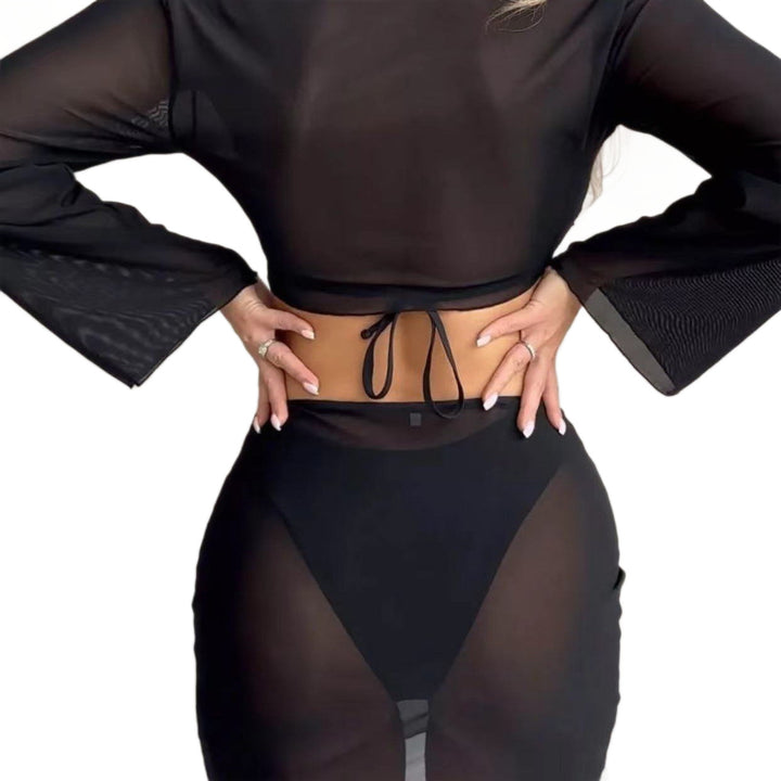 Damen Modisches Wickel-Badeoutfit Drune