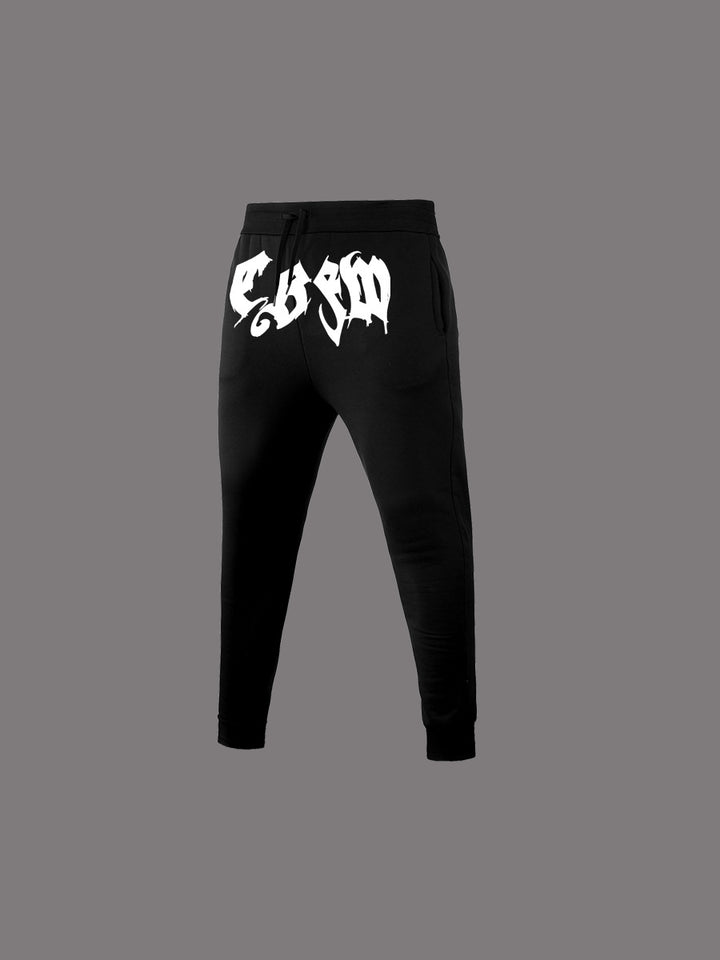 Damen Slim Fit Jogginghose mit modernem Logo Drune