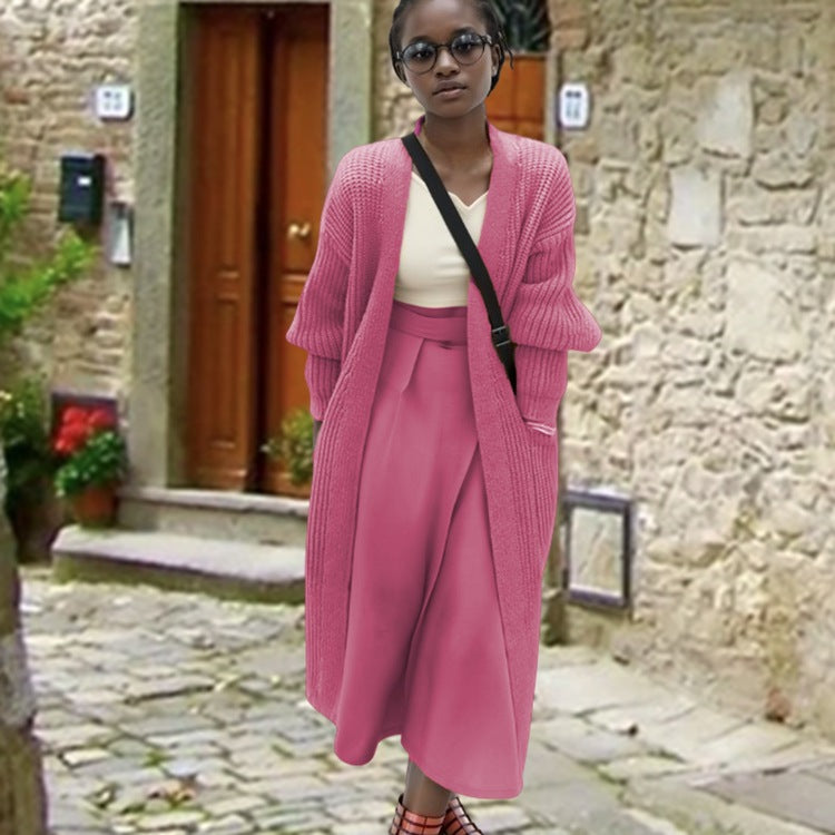 Damen Langstrickcardigan mit lässiger Silhouette und praktischen Taschen Drune