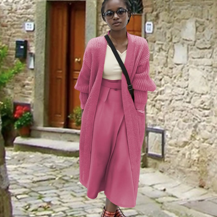 Damen Langstrickcardigan mit lässiger Silhouette und praktischen Taschen Drune