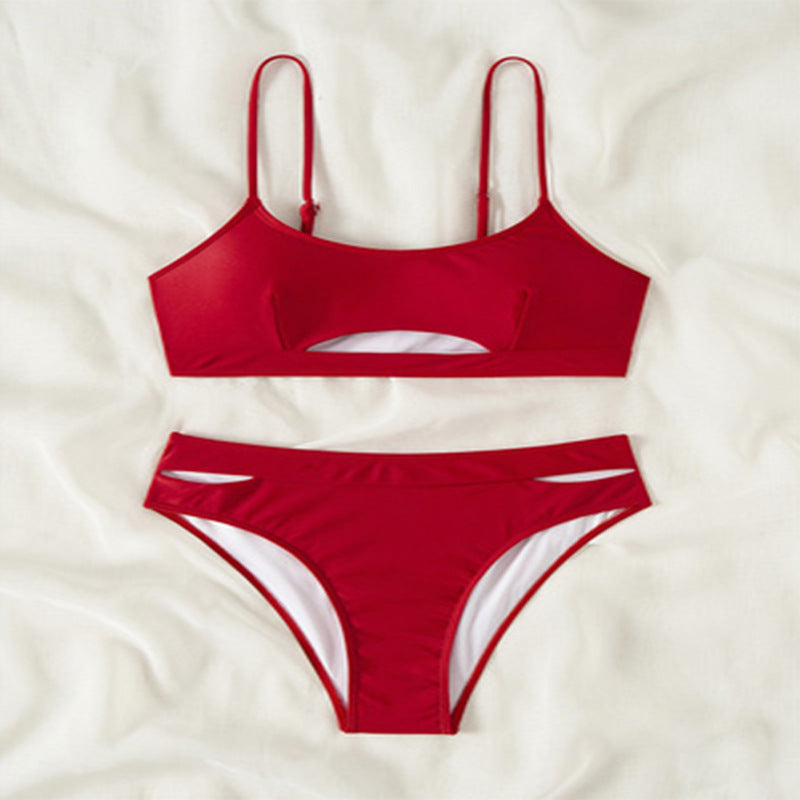 Damen Bikini-Set mit innovativem Ausschnitt und hohem Beinausschnitt Drune