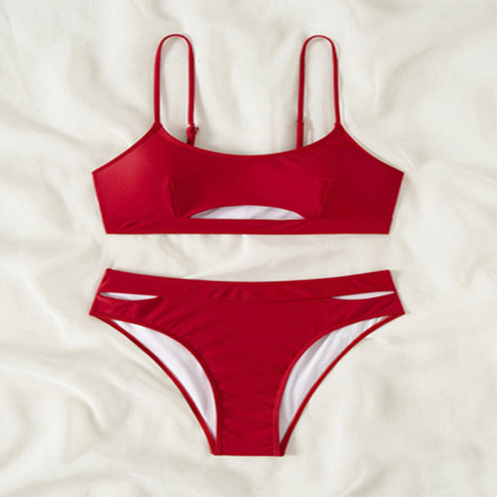 Damen Bikini-Set mit innovativem Ausschnitt und hohem Beinausschnitt Drune