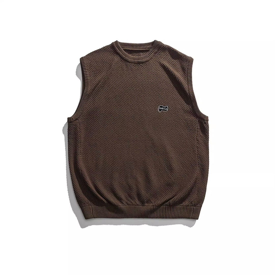 Herren Modischer ärmelloser Pullover Drune