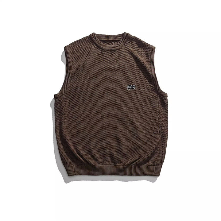 Herren Modischer ärmelloser Pullover Drune