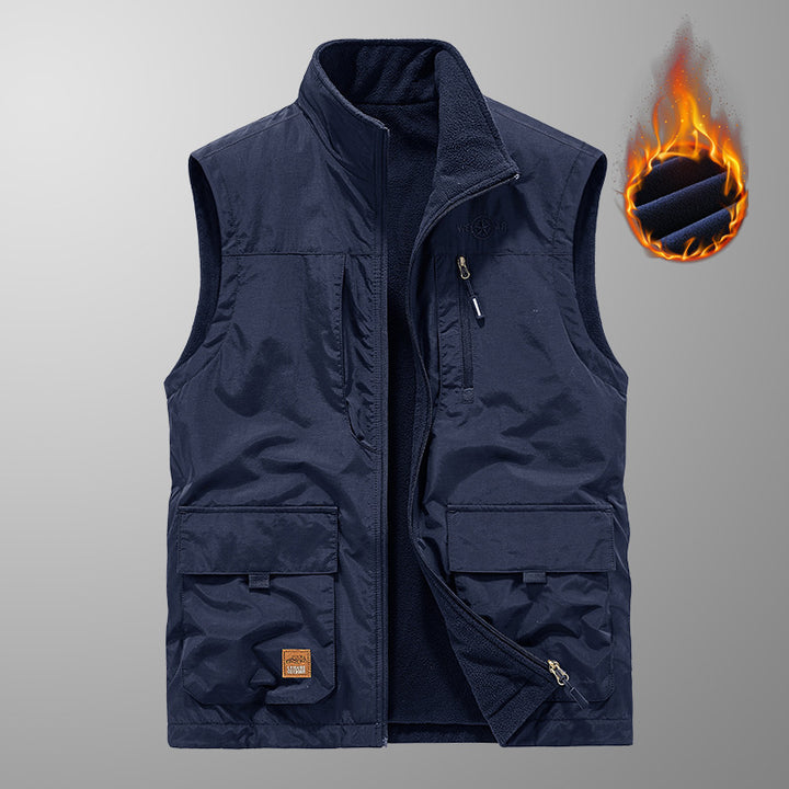 Herren Multifunktionale Fleece-Weste Drune