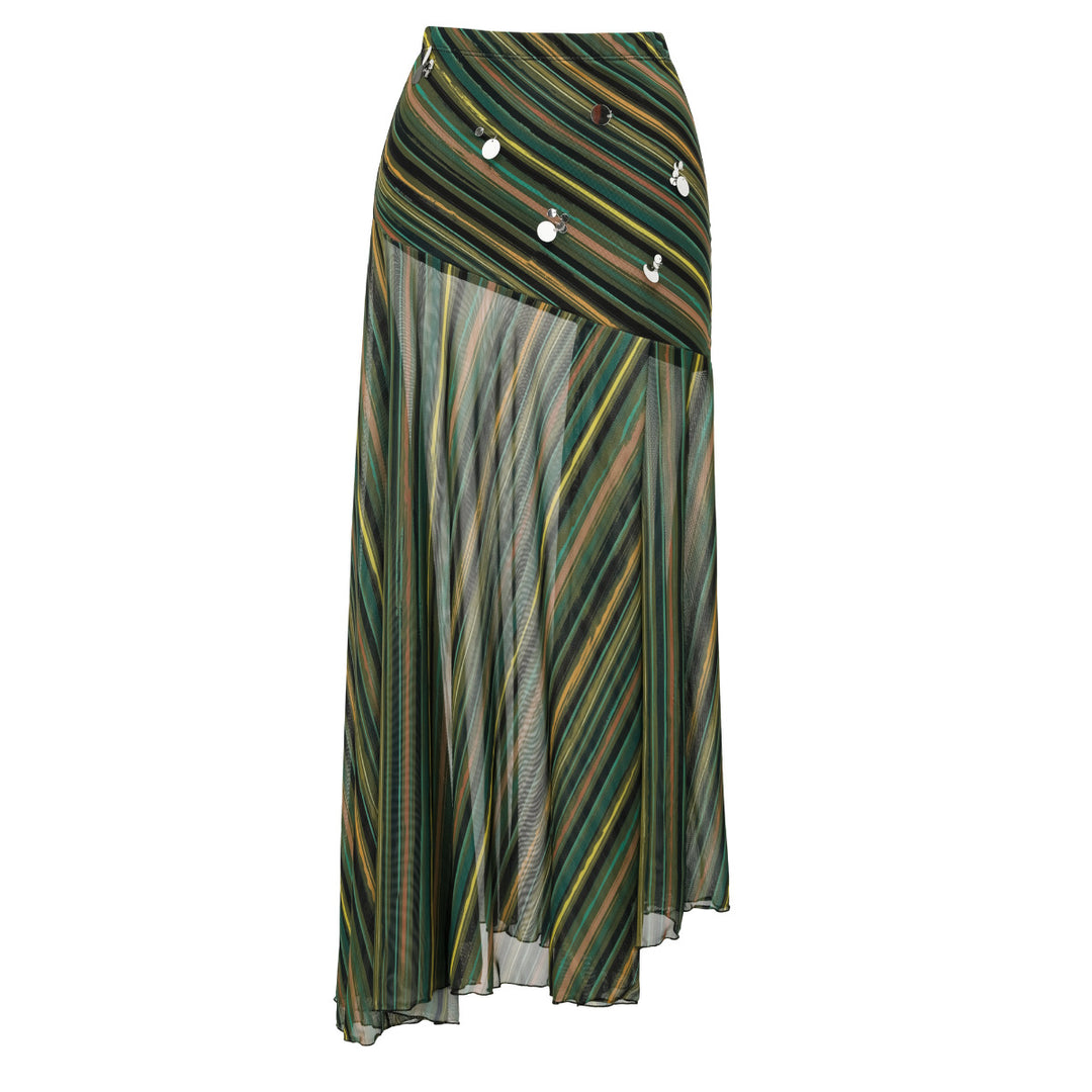 Damen eleganter Badeanzug mit passendem Strandrock Drune