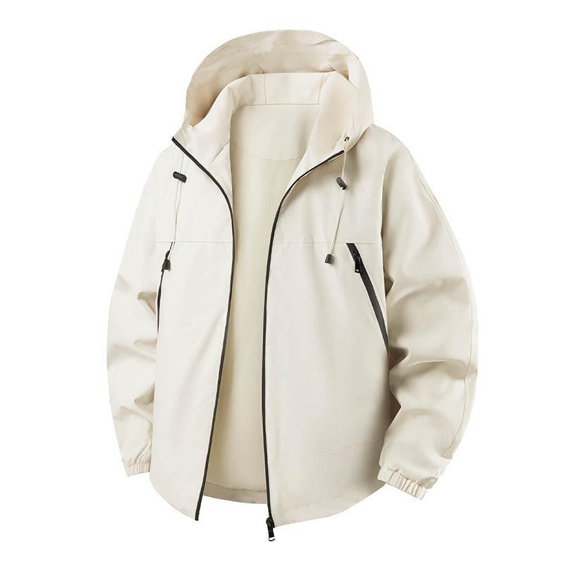 Herren Leichte Outdoorjacke mit verstellbarer Kapuze Drune