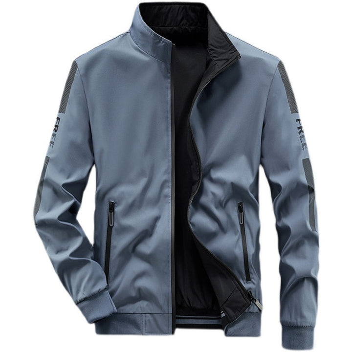 Herren Sportliche Windbreaker Jacke Drune
