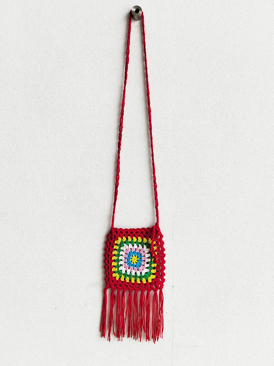 Damen Handgefertigte Häkel Tasche Drune