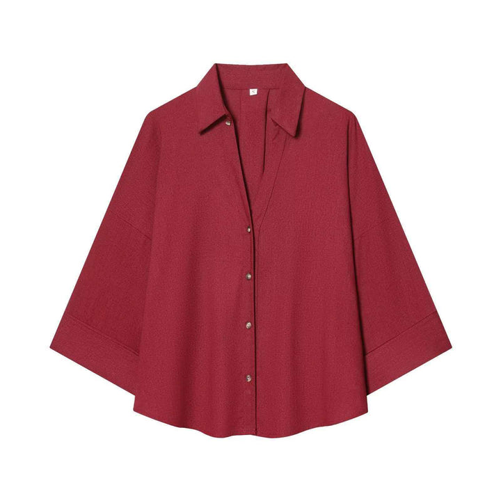Damen Modernes gestreiftes Blusenshirt mit oversized Schnitt Drune
