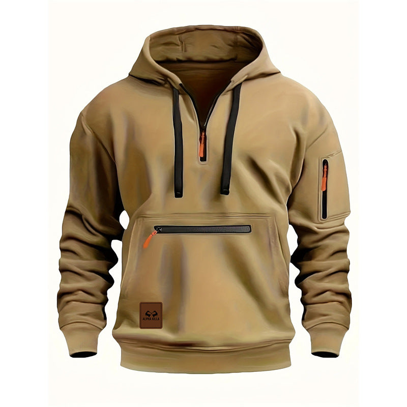 Herren Sportlicher Kapuzenpullover Drune