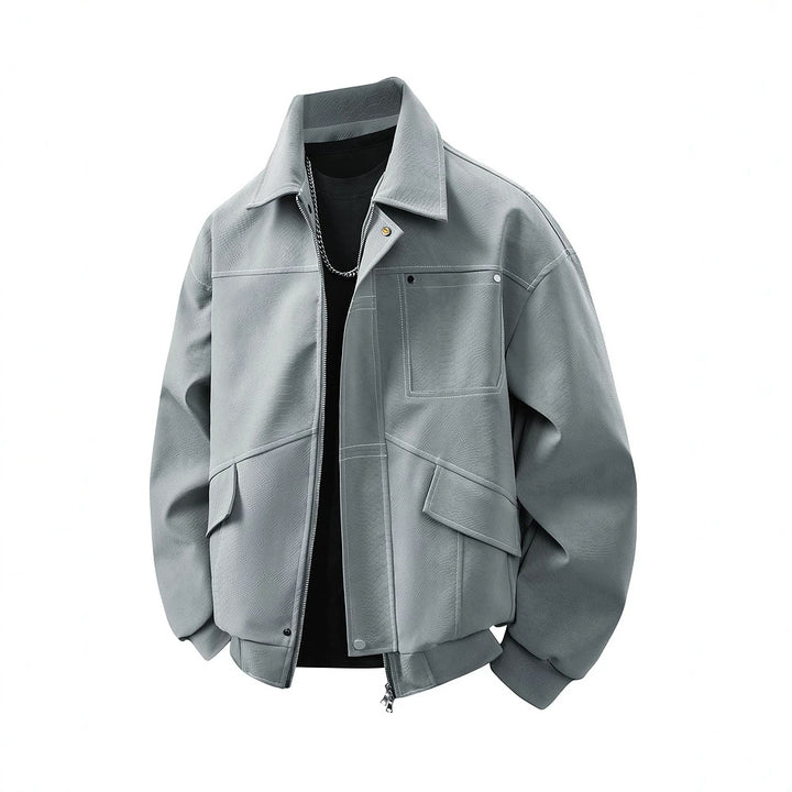 Herren Modische Freizeitjacke mit praktischen Taschen Drune