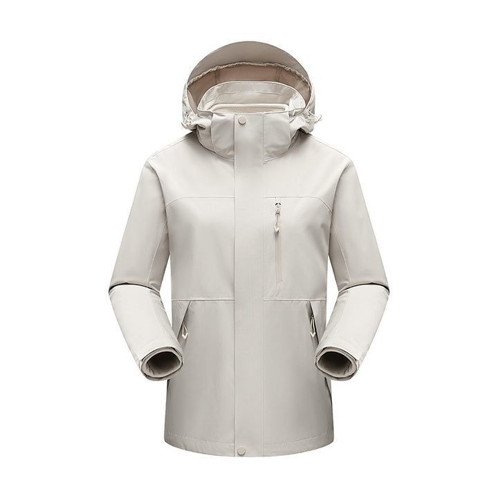 Herren Wasserabweisender Winterparka mit abnehmbarer Kapuze und getapten Nähten Drune