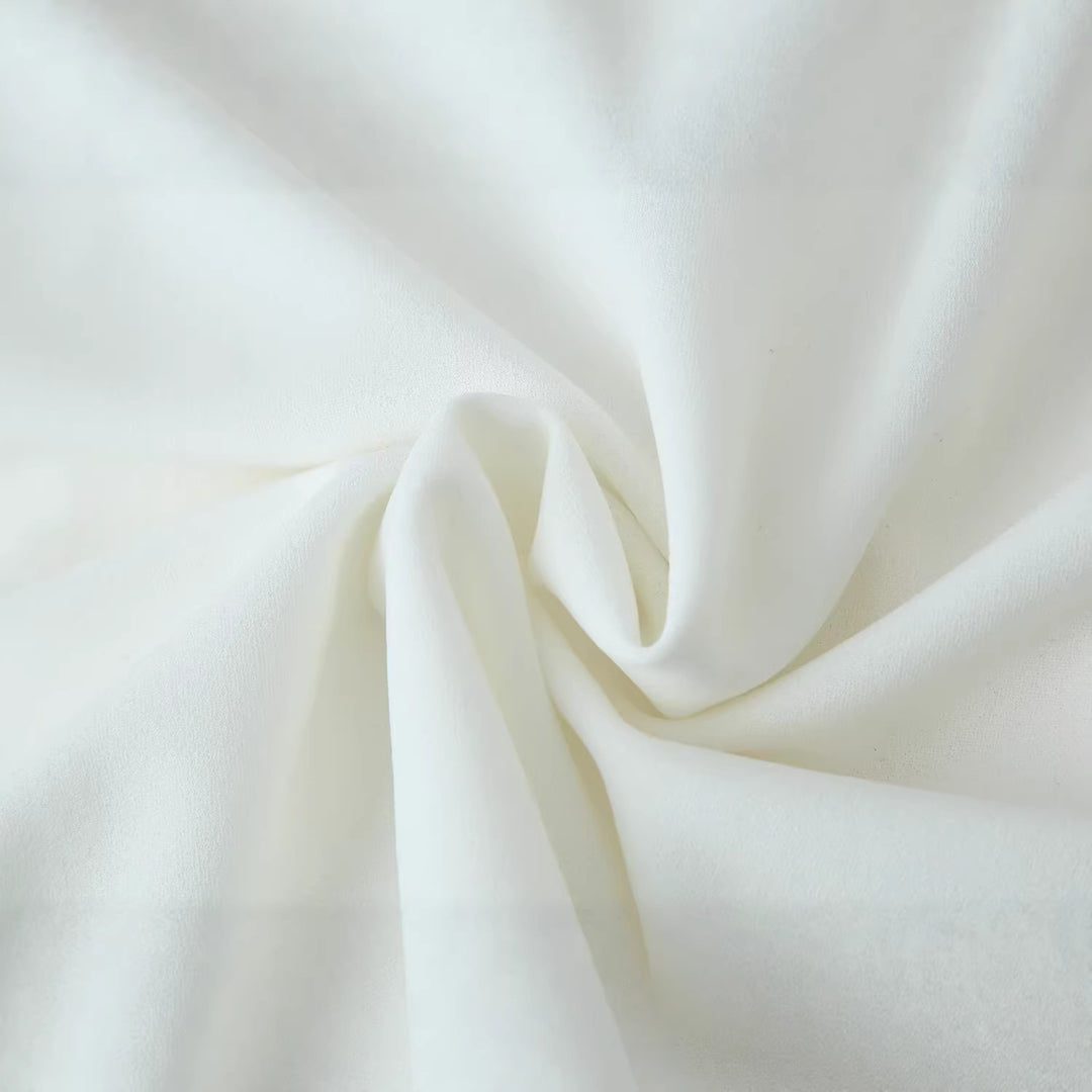 Damen hochtaillierte Palazzo‑Hose mit weitem Bein, Bundfalten und verdecktem Verschluss Drune