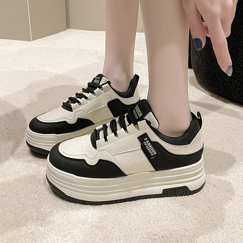 Damen Sneakers mit modernem Plateau-Design und atmungsaktiver Innenstruktur Drune