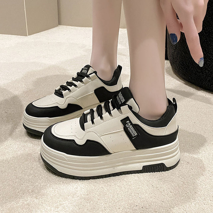 Damen Sneakers mit modernem Plateau-Design und atmungsaktiver Innenstruktur Drune