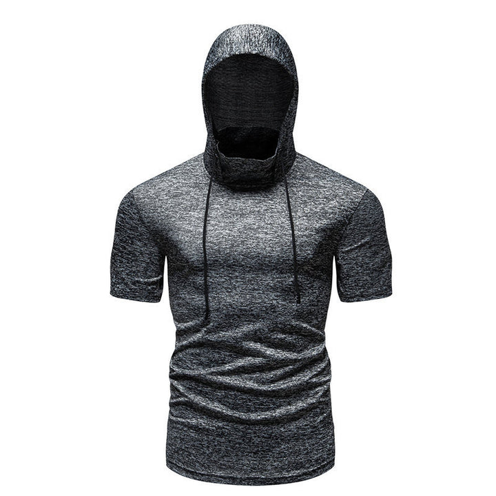 Herren Leistung Kurzarm Hoodie mit ergonomischer Passform Drune