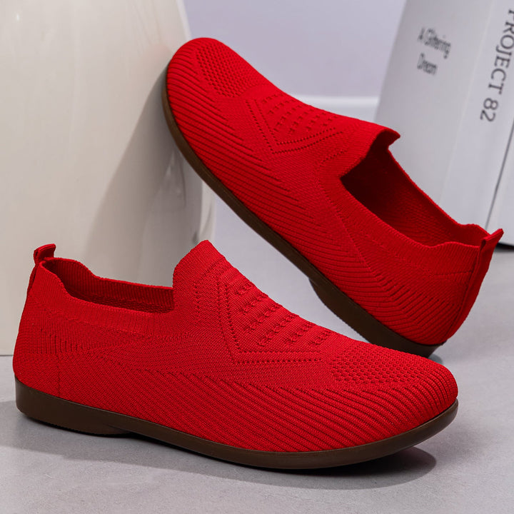 Damen Bequeme Stretch-Sneaker mit rutschfester Sohle Drune