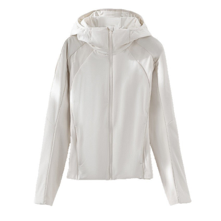 Damen Leichte Softshell-Jacke mit Kapuze, Raglanärmeln und taillierter Passform Drune