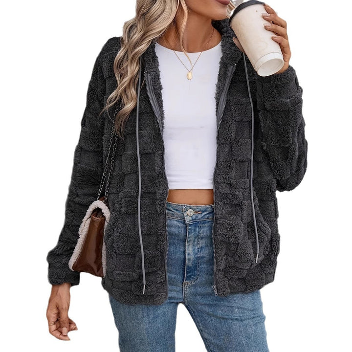 Damen Kuschelige Fleecejacke Drune