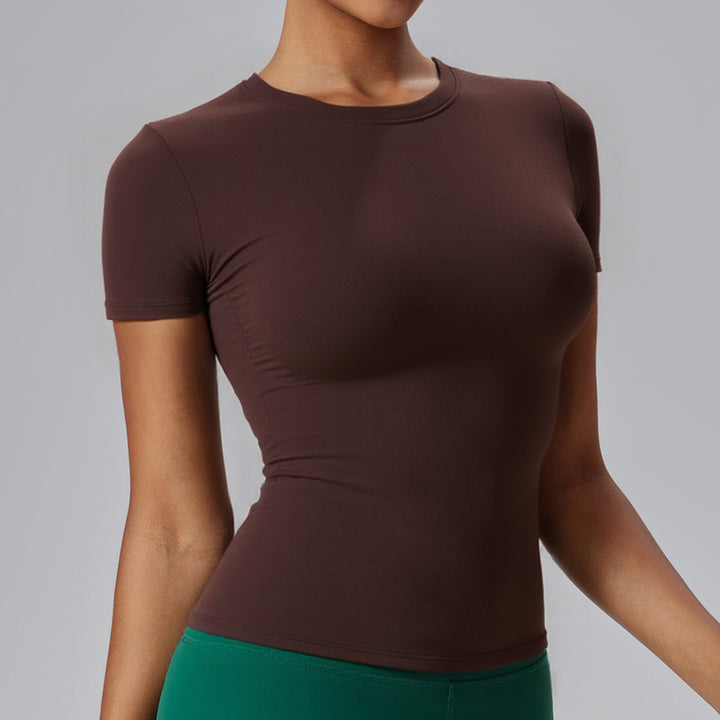 Damen Hochwertiges Fitness-T-Shirt mit elastischer Passform und atmungsaktiven Eigenschaften Drune
