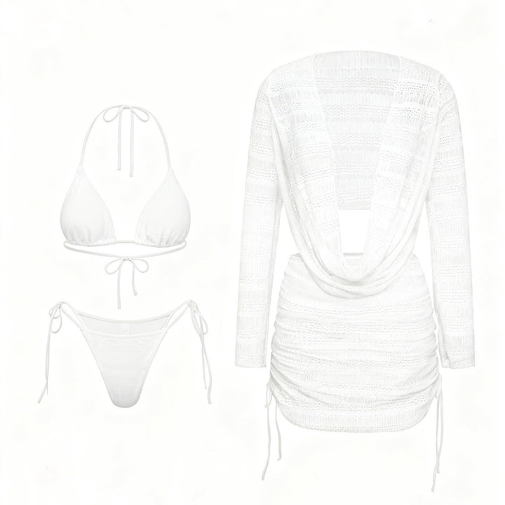 Damen Strandkleid mit modernem Schnitt und verstellbaren Raffung Drune