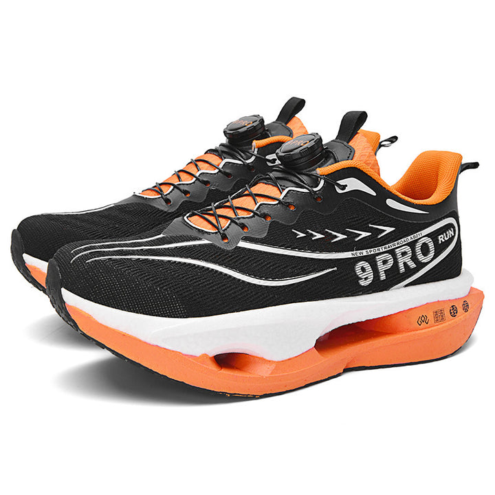 Unisex gedämpfte Performance-Laufschuhe mit Hohlkern-Plateausohle und Drehverschluss Drune