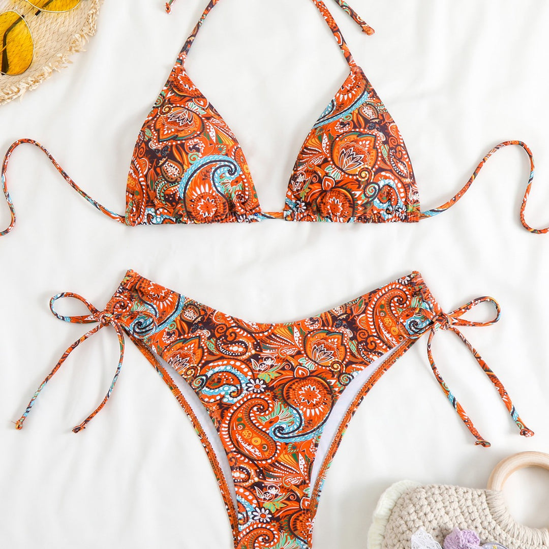Damen Triangel-Bikini mit raffinierter Paisley-Optik Drune