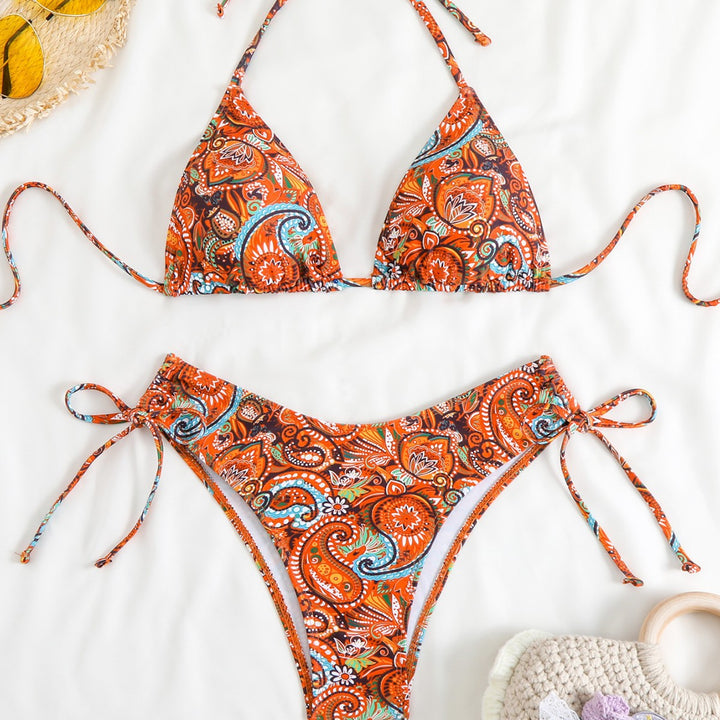 Damen Triangel-Bikini mit raffinierter Paisley-Optik Drune