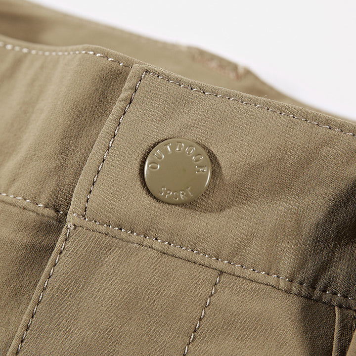 Herren Technische Trekking-Cargohose mit vorgeformten Knien und integrierter Gürtel-Lösung Drune