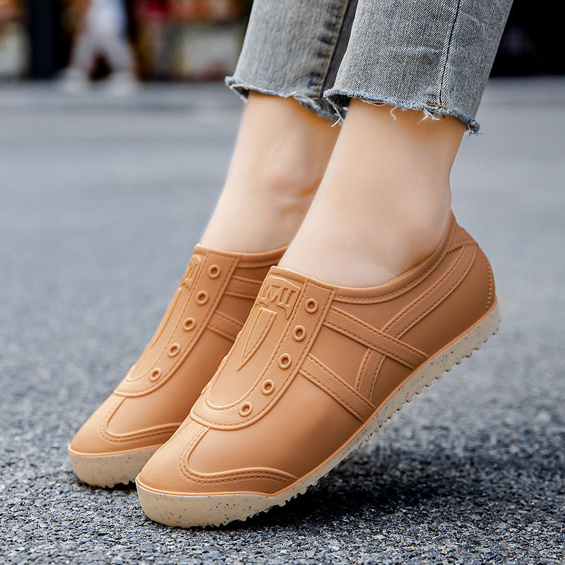 Damen Schlupf-Gummi-Sneaker mit nahtlosem Obermaterial und rutschfester Profilsohle Drune