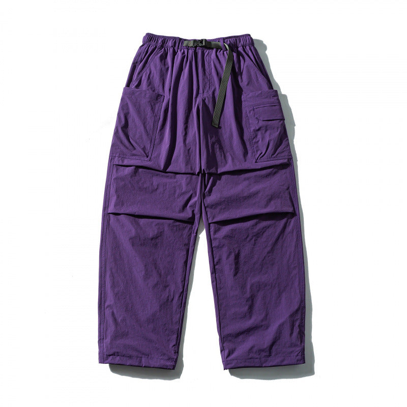 Unisex Utility-Cargo-Hose mit elastischem Bund, verstellbarem Gurt und großen aufgesetzten Taschen Drune