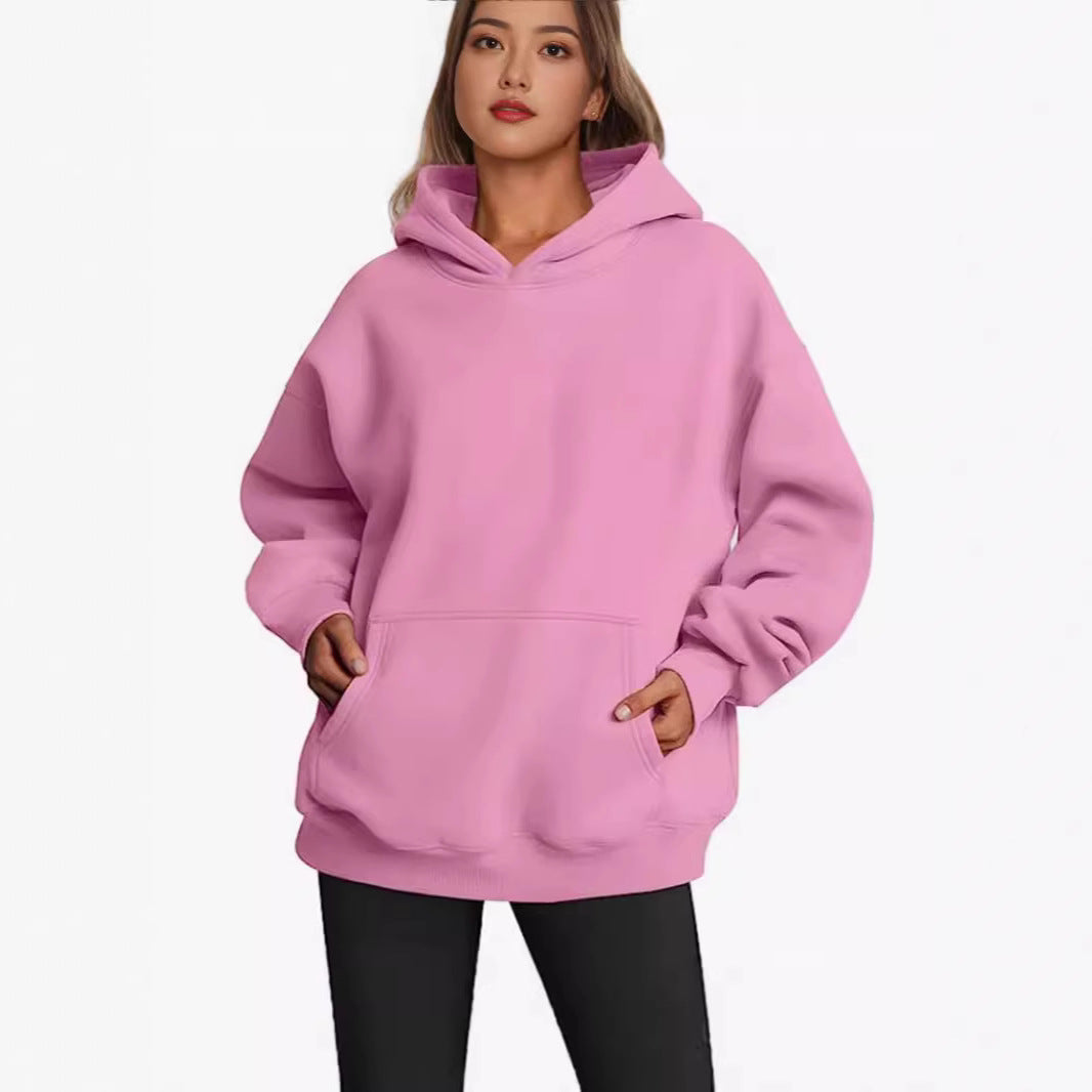 Damen bequemer Kapuzenpullover Drune