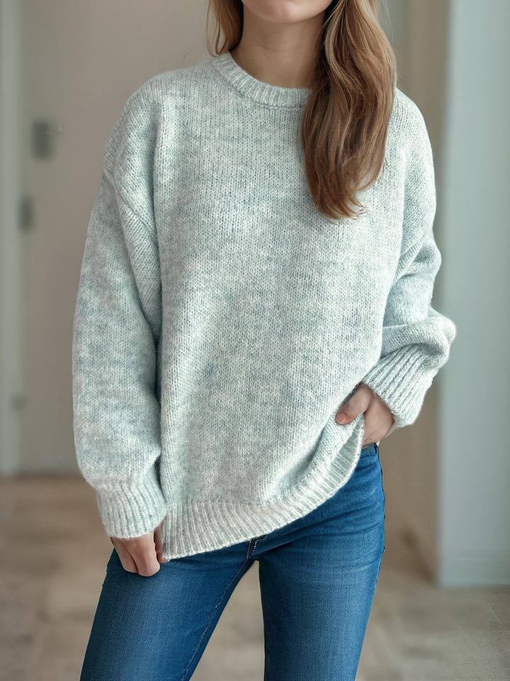 Damen Grobstrickpullover mit großzügigen Ärmeln und modernem Schnitt Drune
