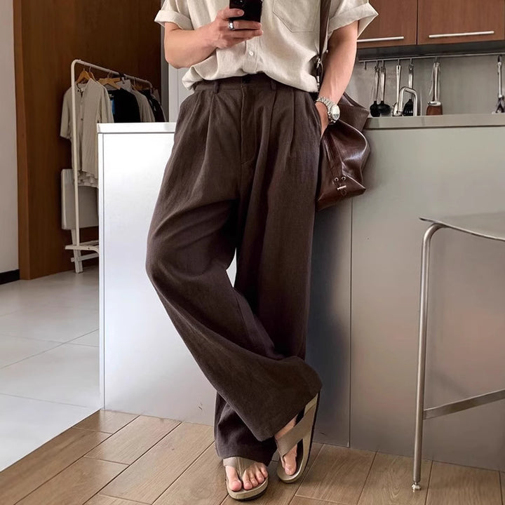Herren Elegante und bequeme Leinenhose Drune