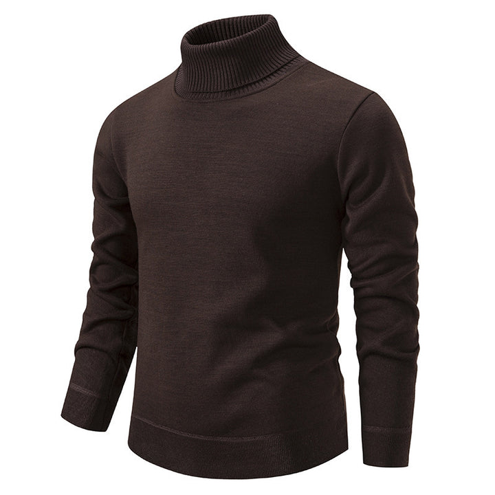 Herren schicker Rollkragenpullover aus hochwertiger Baumwolle Drune