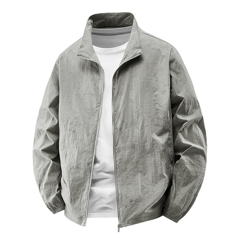Herren Leichte Winddichte Übergangsjacke Drune