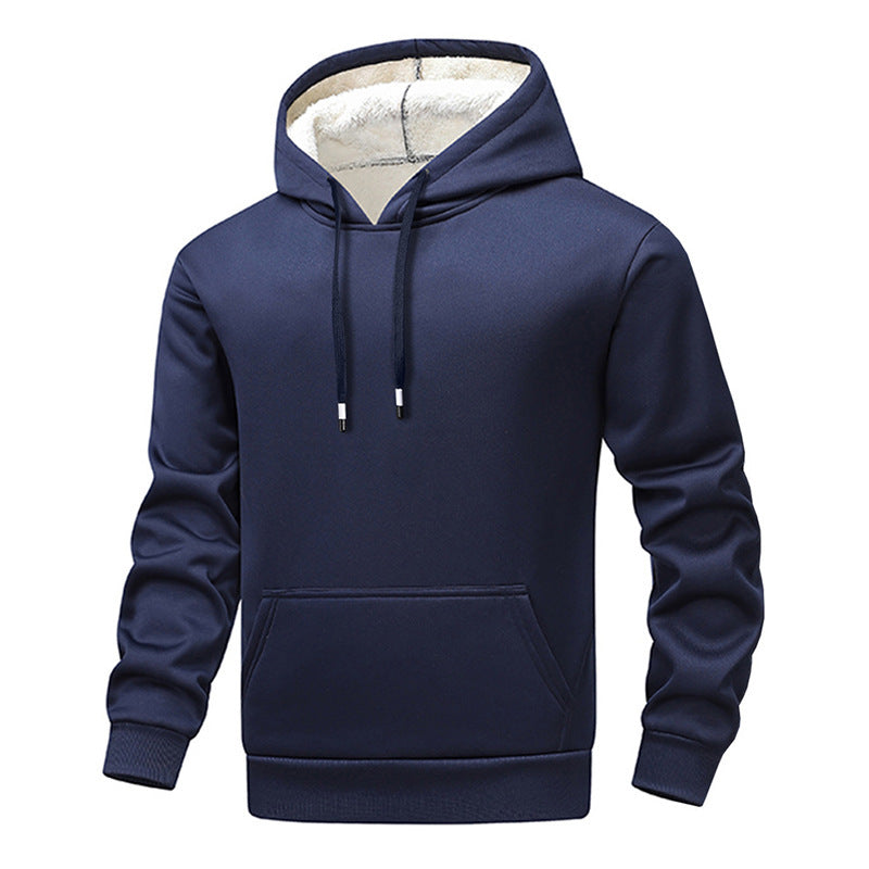 Herren gemütlicher Kapuzenpullover mit kuscheligem Innenfutter Drune