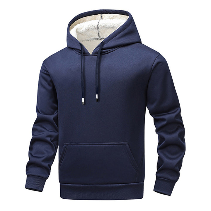 Herren gemütlicher Kapuzenpullover mit kuscheligem Innenfutter Drune
