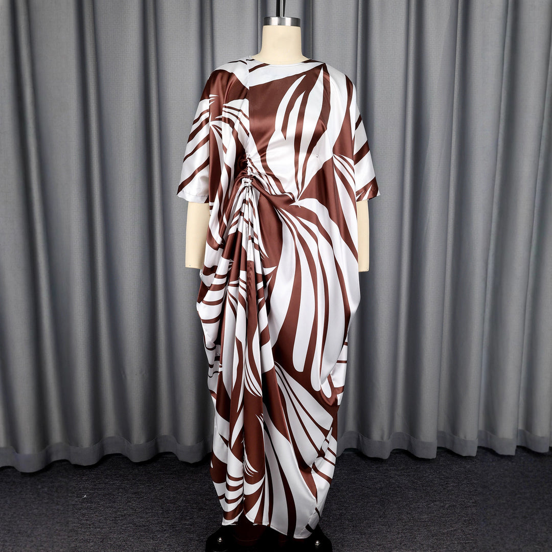 Damen luxuriöser Kaftan mit auffälligem Muster Drune