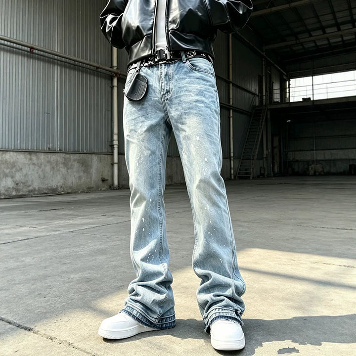 Herren Fließende Jeans Drune