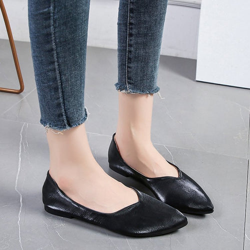 Damen Ballerinas mit elegantem spitzem Design und komfortablem Fußbett Drune