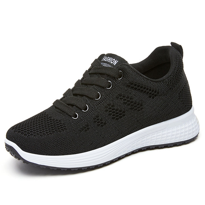 Damen nan leichte atmungsaktive Freizeit-Sneaker mit viskoelastischer Komfortsohle Drune