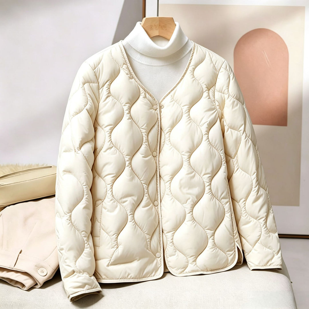 Damen Stilvolle, wattierte Freizeitjacke Drune