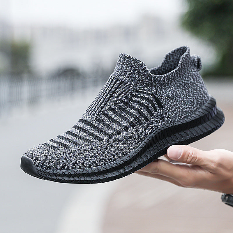 Unisex nan Slip-on Stricktrainer mit formstabilem Sockenschaft, reaktionsfreudiger Leichtsohle und rutschfester Profilkante Drune